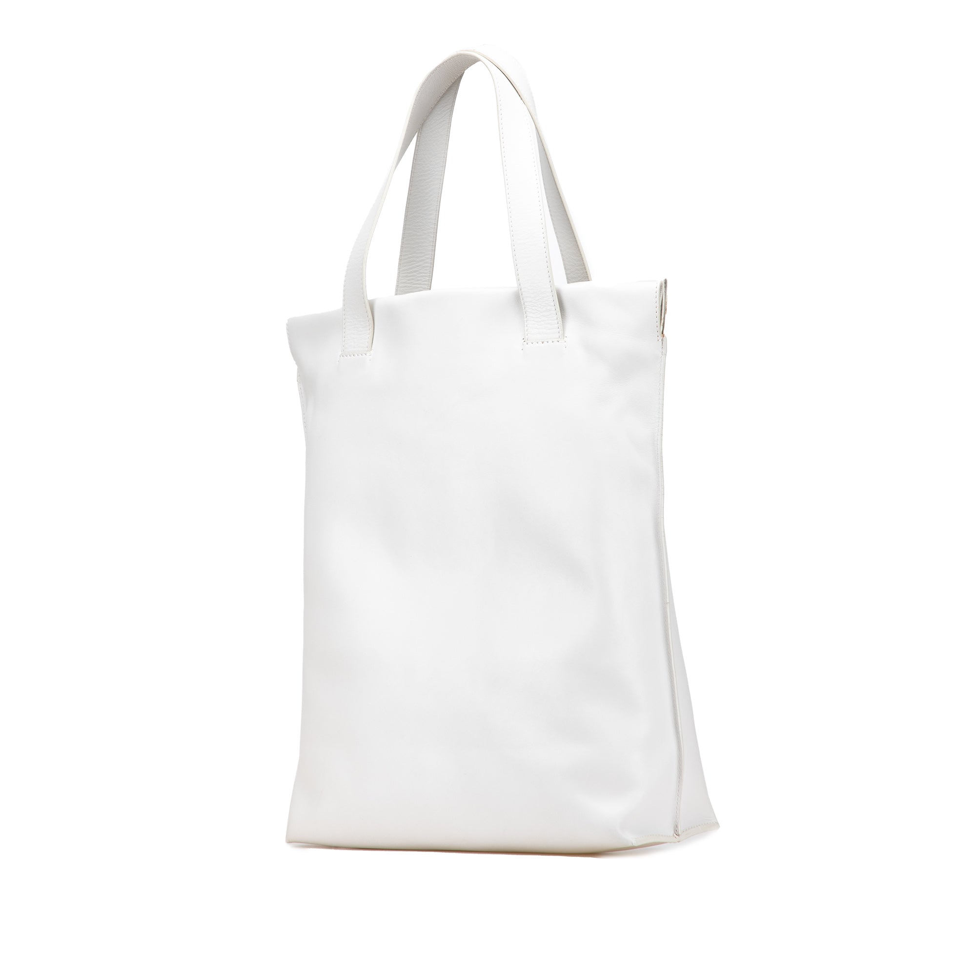 Anagram Leather Shopper Tote