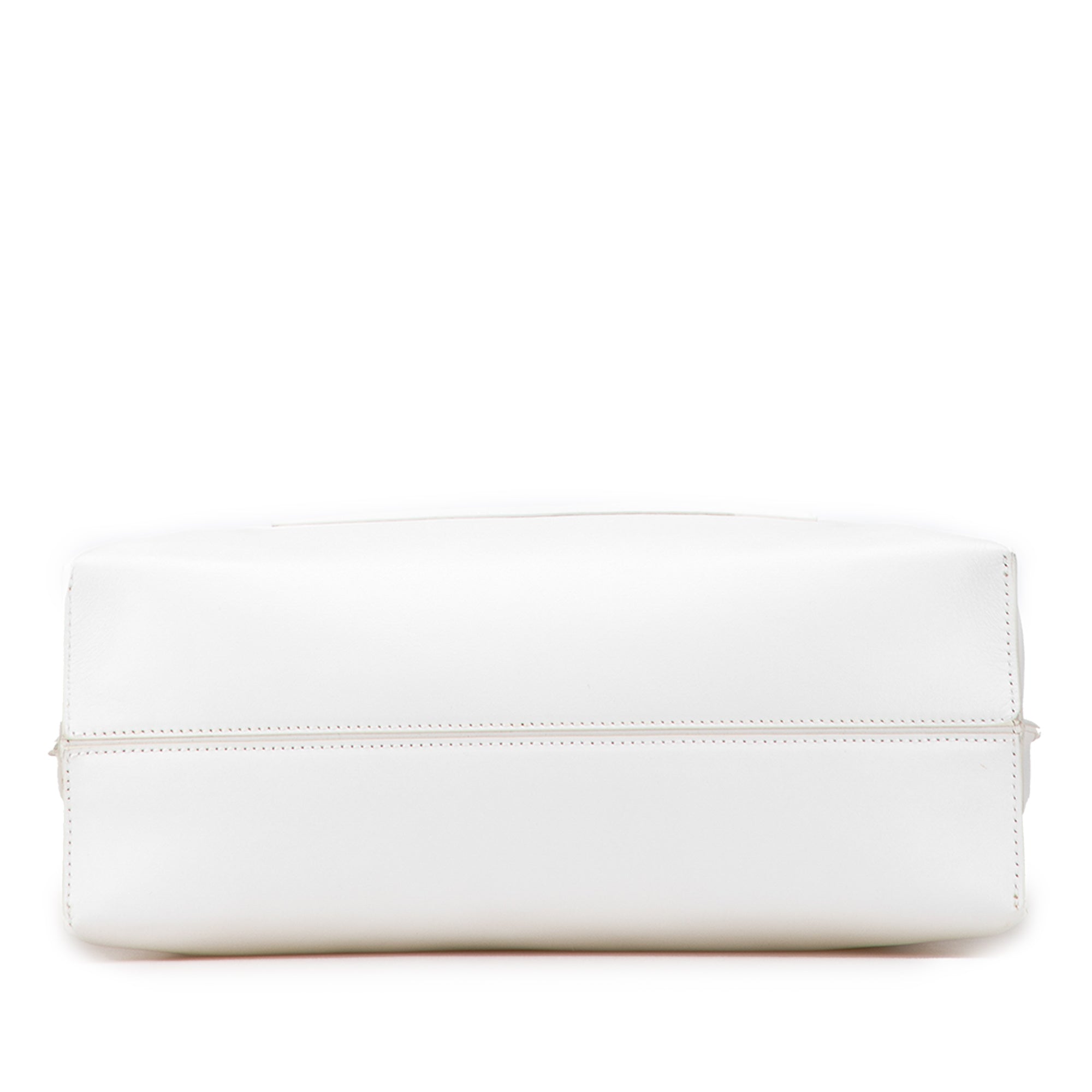 Anagram Leather Shopper Tote