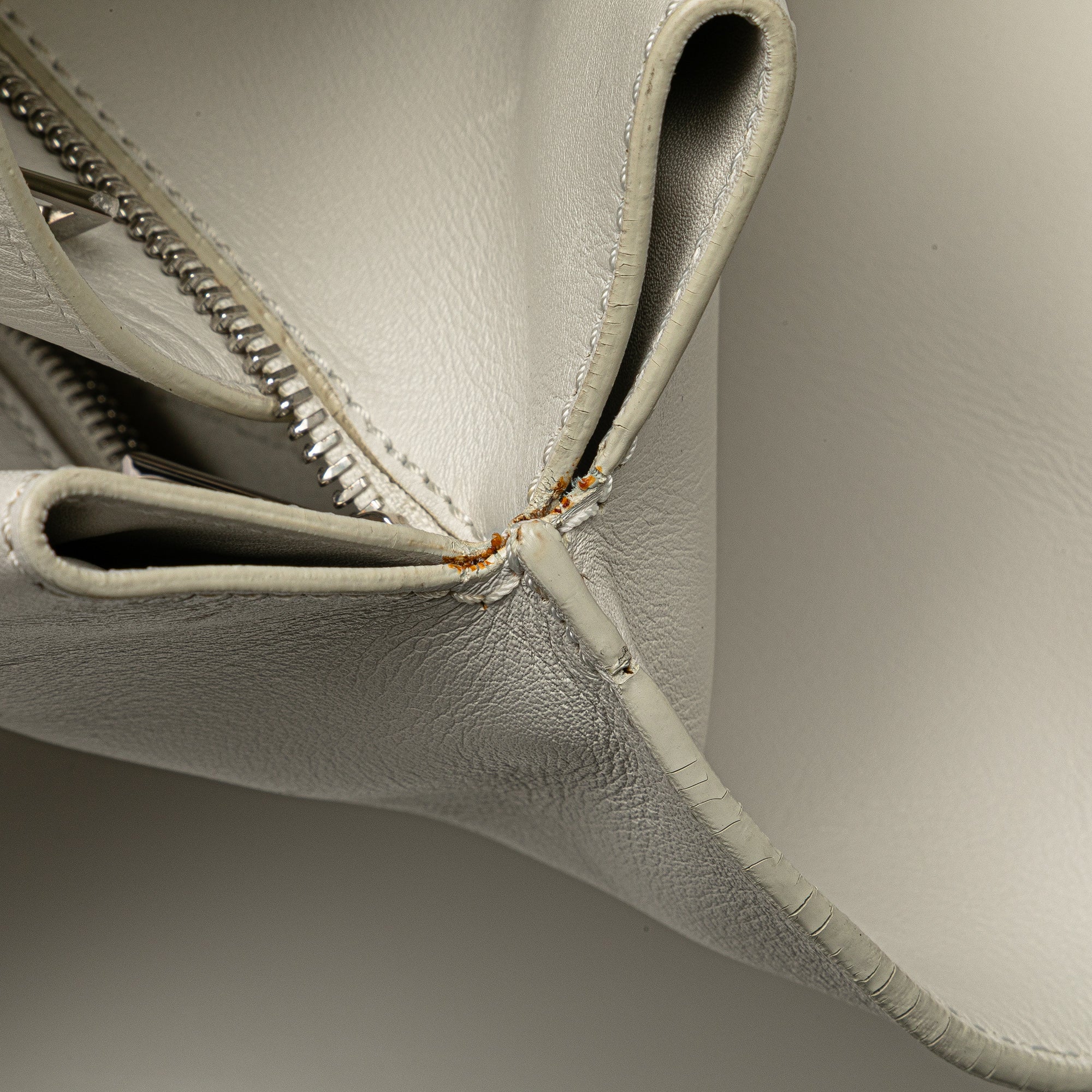 Anagram Leather Shopper Tote