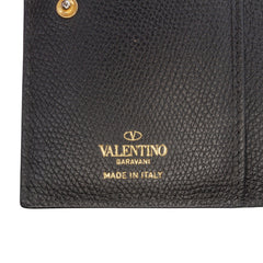 Leather VLogo Bifold Wallet