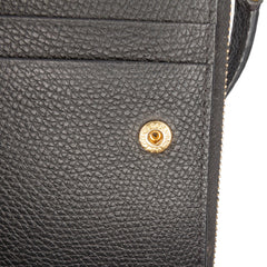 Leather VLogo Bifold Wallet