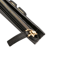 Leather VLogo Bifold Wallet