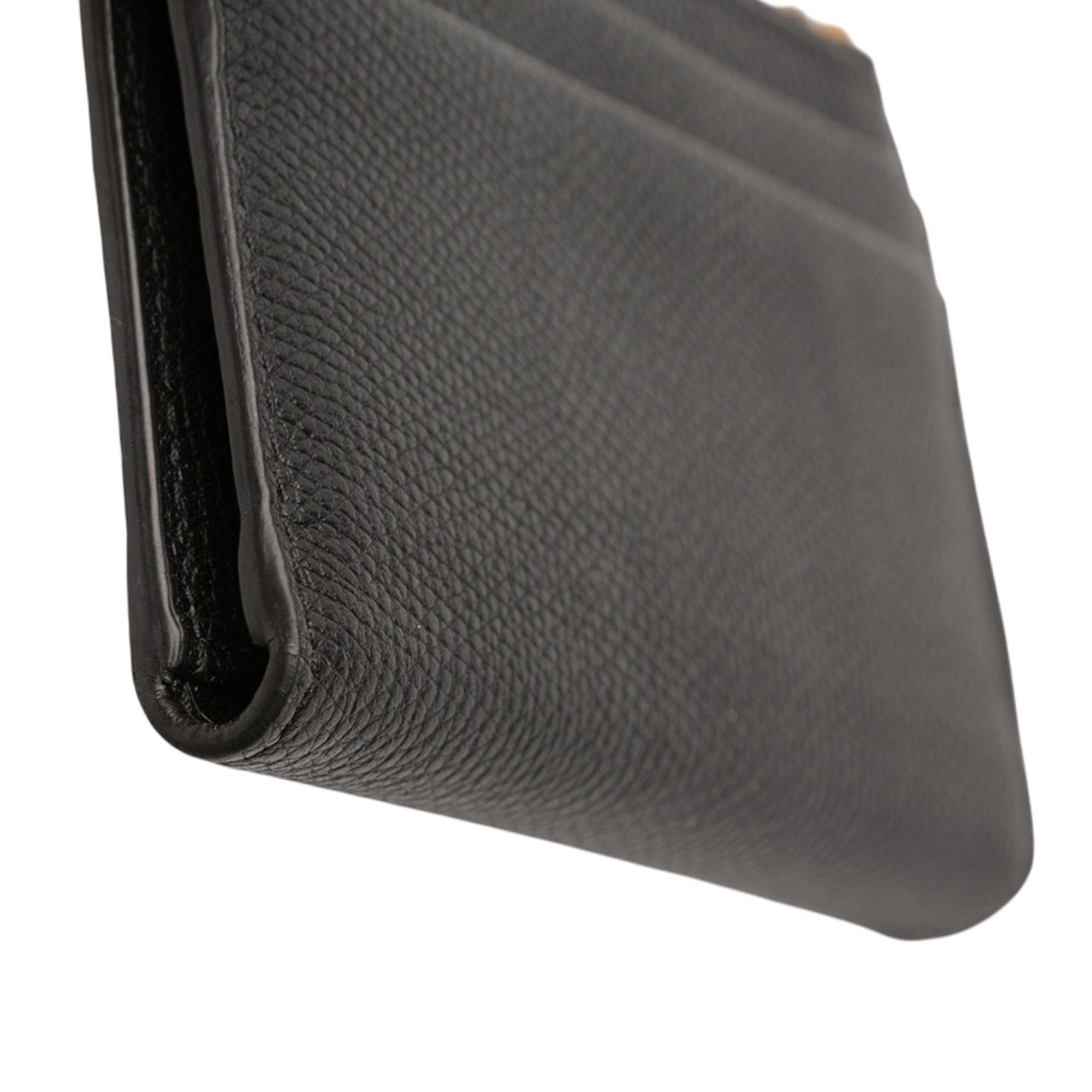 Leather VLogo Bifold Wallet