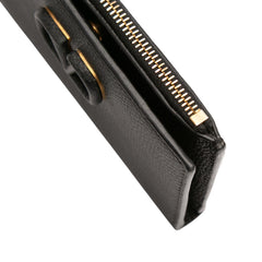 Leather VLogo Bifold Wallet