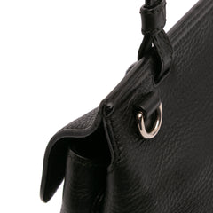 Small Leather Bamboo Daily Satchel