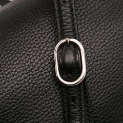 Small Leather Bamboo Daily Satchel