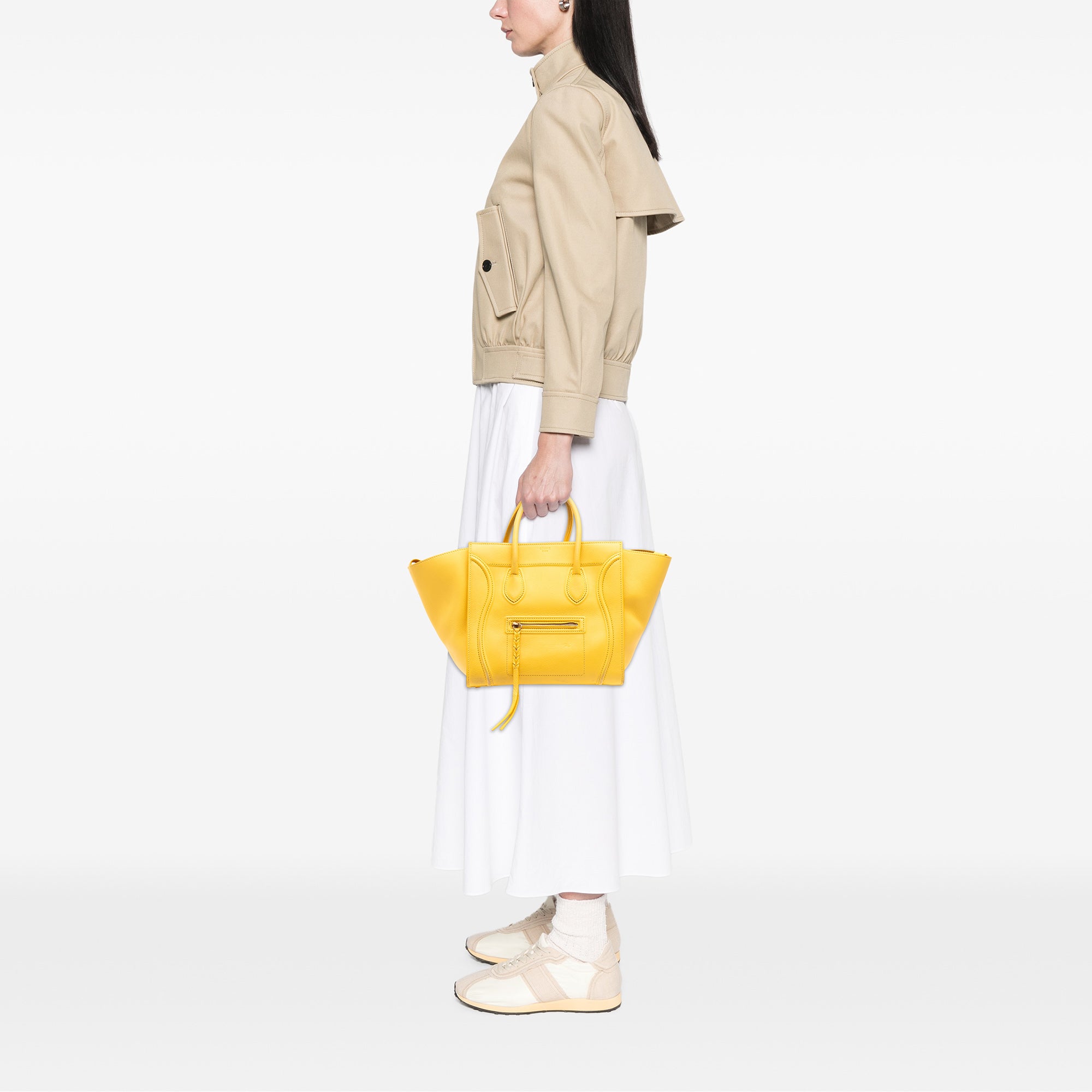 Medium Leather Phantom Luggage Tote