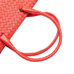 Nappa Intrecciato Brick Tote