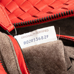 Nappa Intrecciato Brick Tote