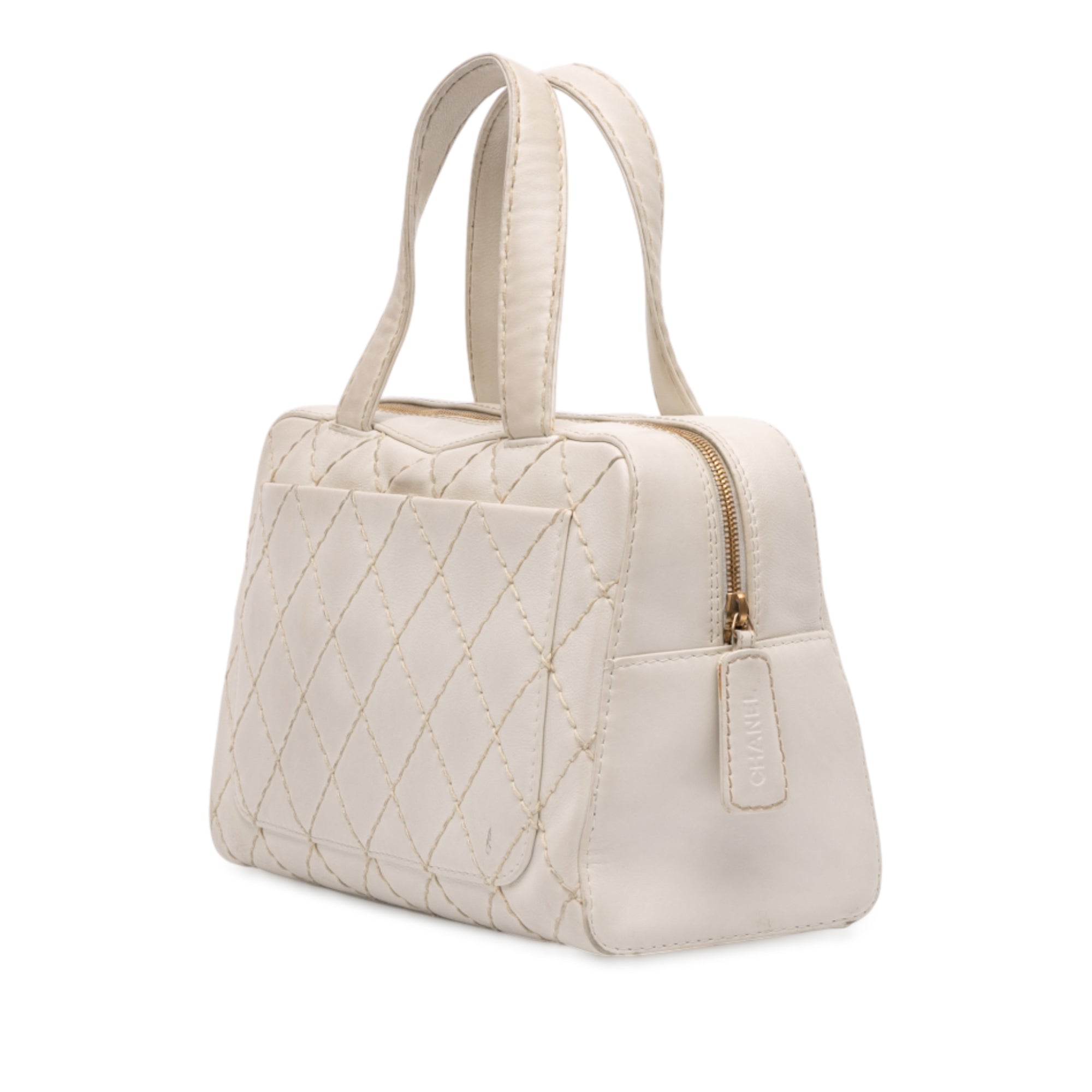 CC Lambskin Wild Stitch Handbag