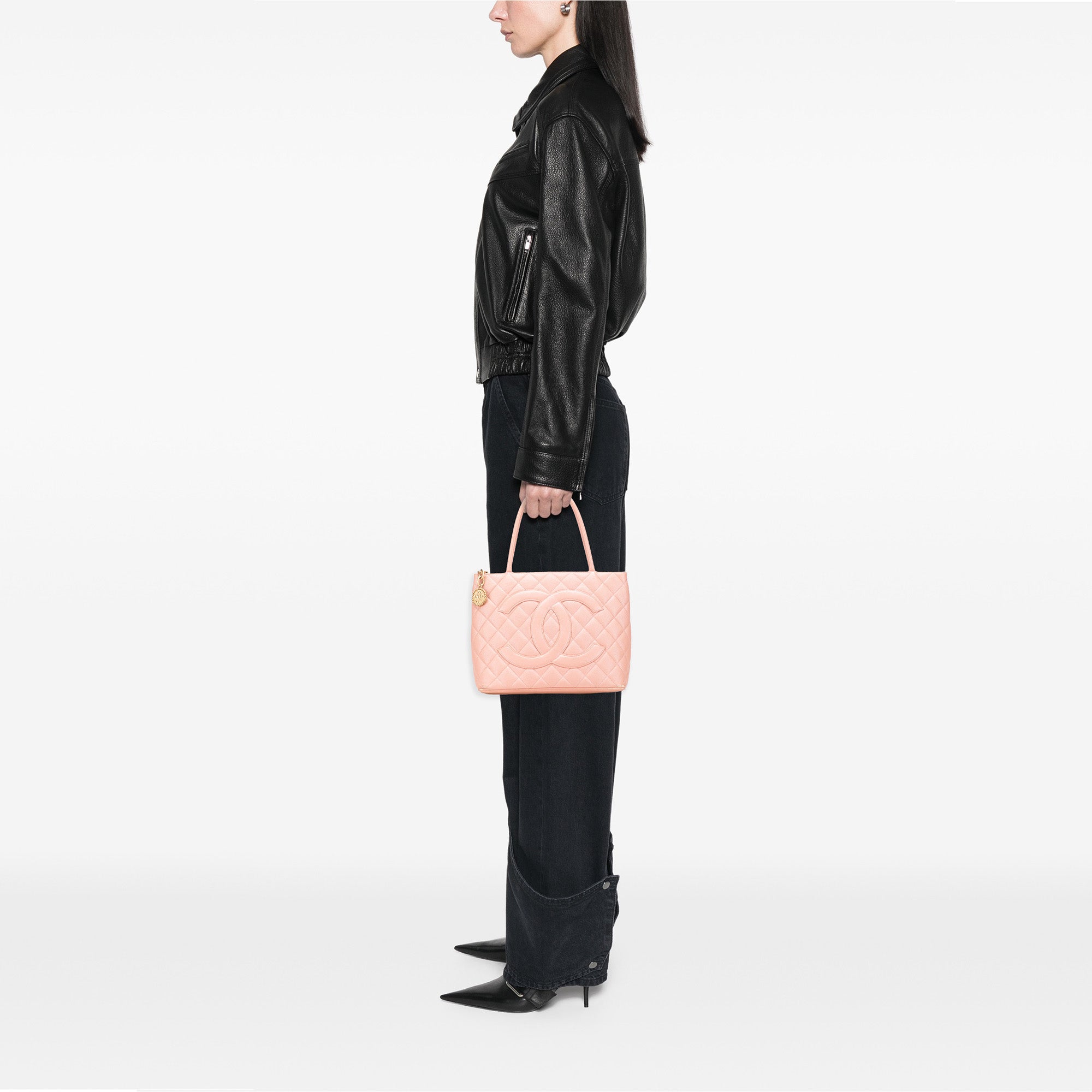 Caviar Medallion Tote