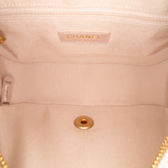 CC Quilted Caviar Turnlock Full Flap