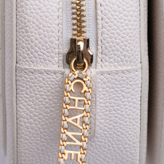 CC Quilted Caviar Turnlock Full Flap