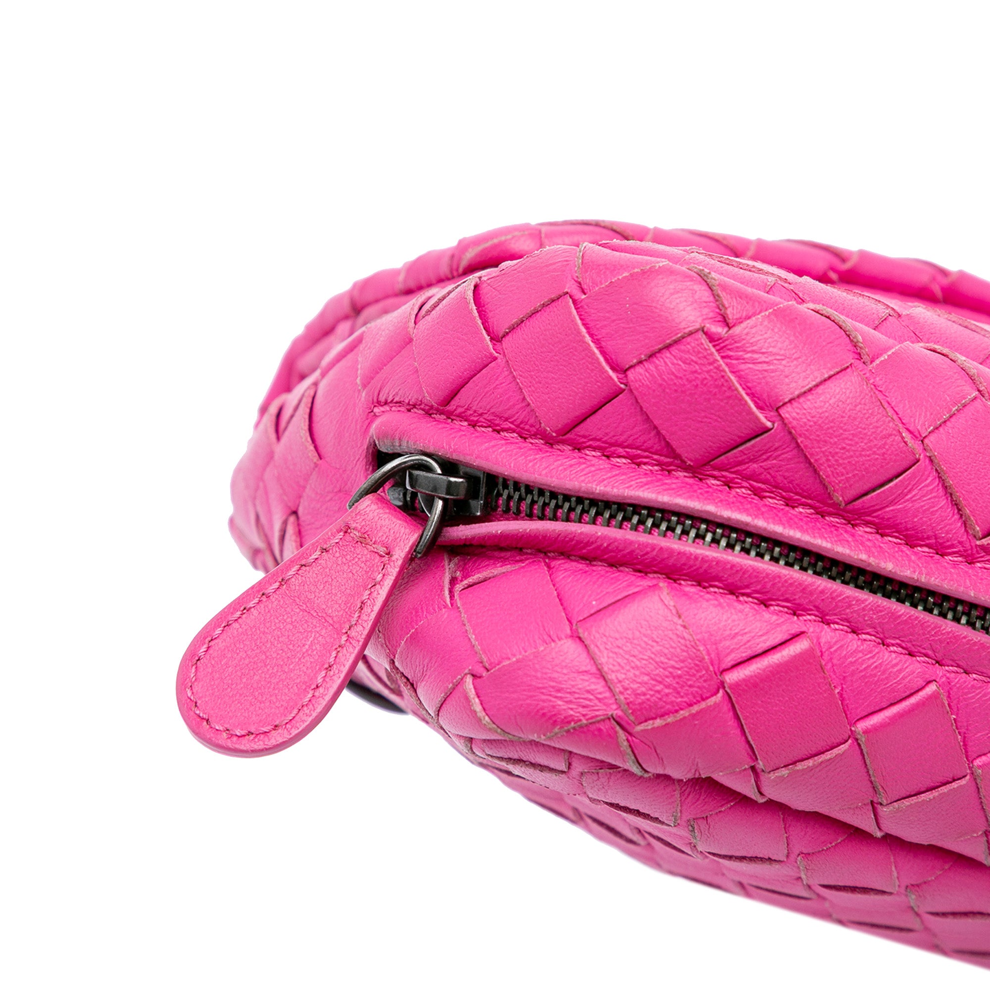 Small Calfskin Intrecciomirage Embossed Butterfly Chain Crossbody