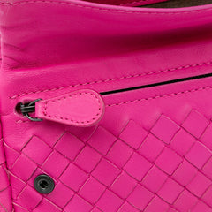 Small Calfskin Intrecciomirage Embossed Butterfly Chain Crossbody