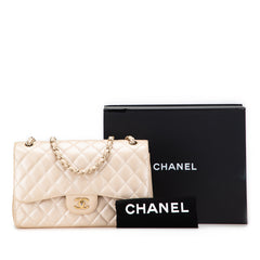 Jumbo Classic Iridescent Caviar Double Flap