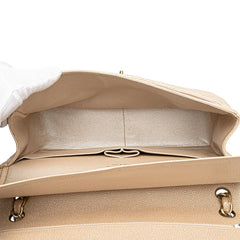 Jumbo Classic Iridescent Caviar Double Flap