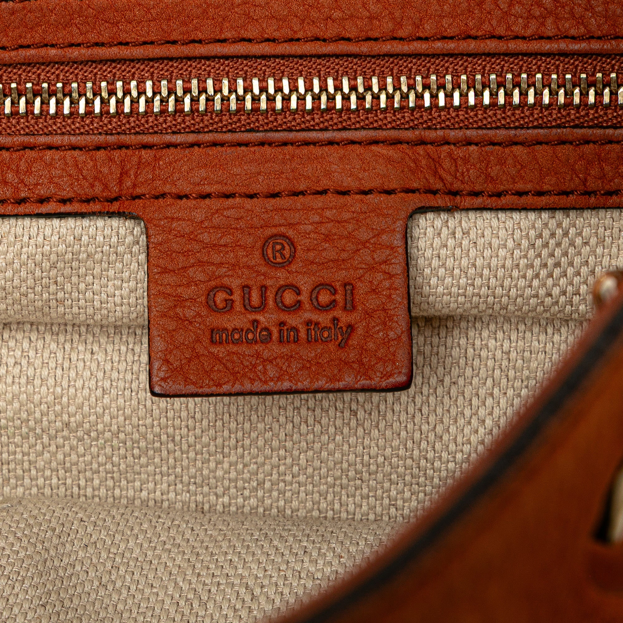 Medium Nubuck Leather Soho Chain Tote