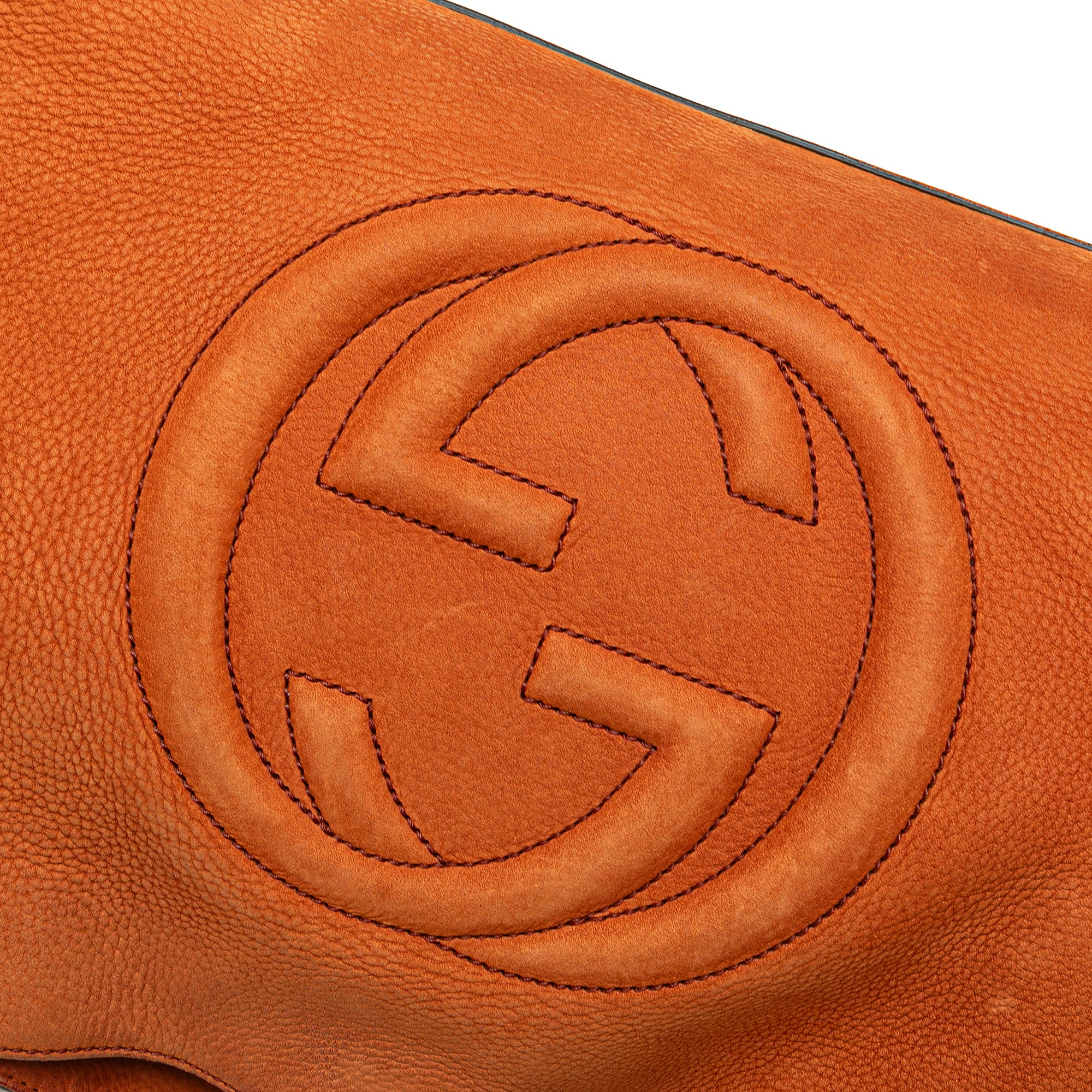 Medium Nubuck Leather Soho Chain Tote