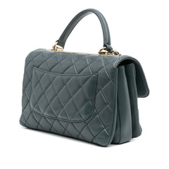 Medium Lambskin Trendy CC Top Handle Bag