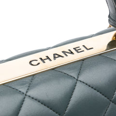Medium Lambskin Trendy CC Top Handle Bag