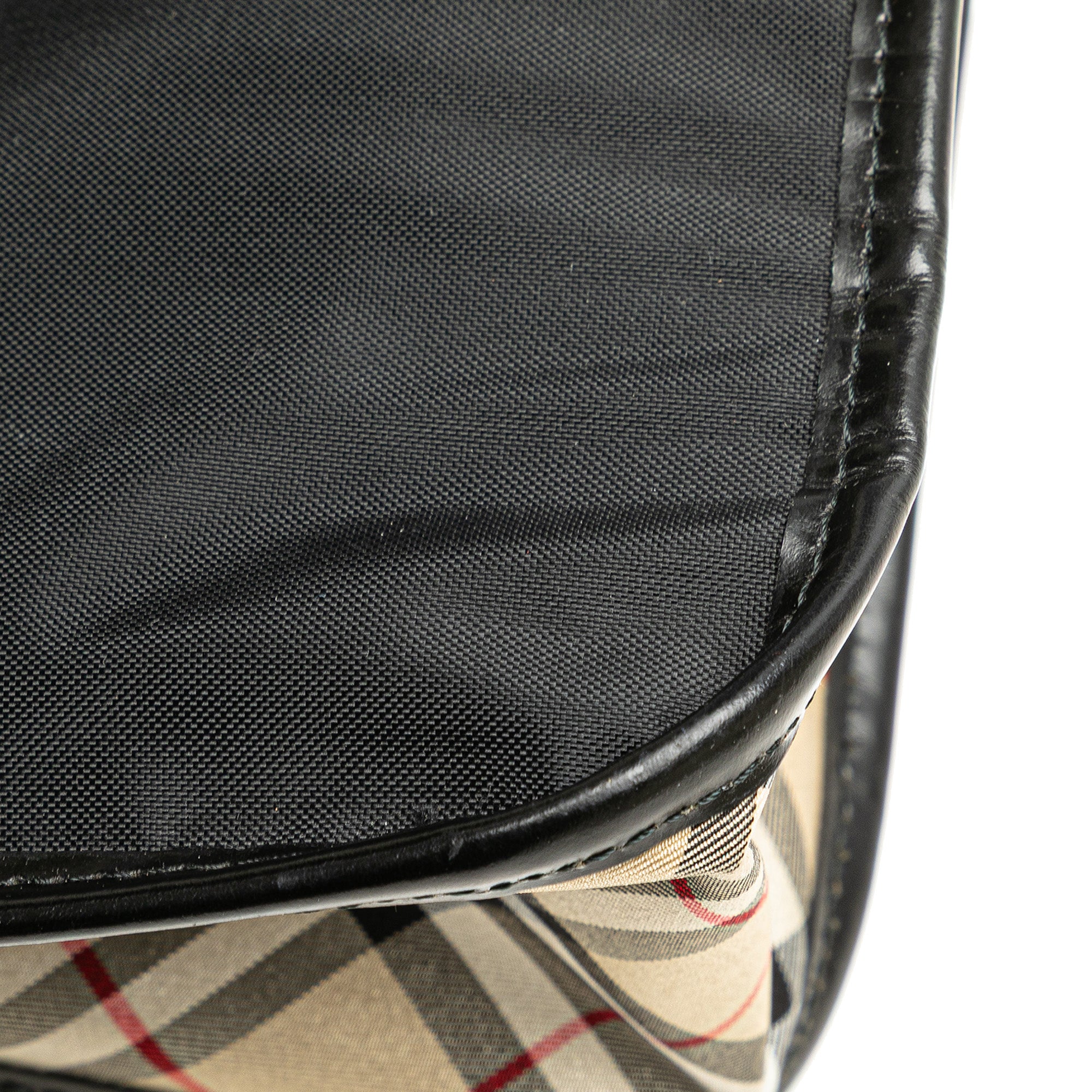 Nova Check Trimmed Nylon Tote
