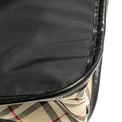 Nova Check Trimmed Nylon Tote