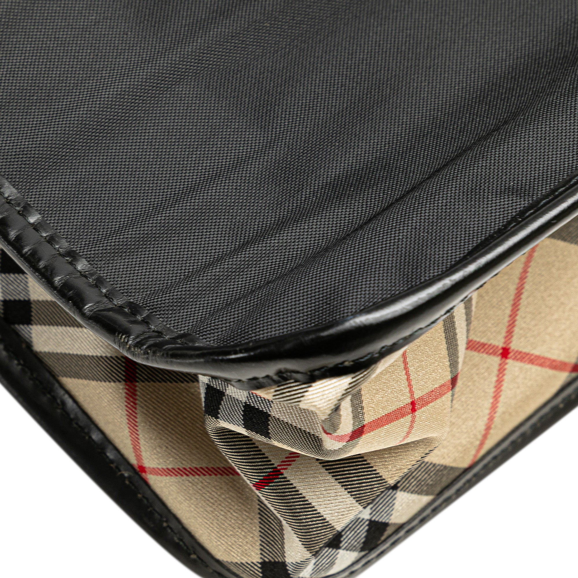 Nova Check Trimmed Nylon Tote