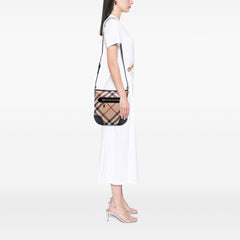 Supernova Check Coated Canvas Dryden Crossbody