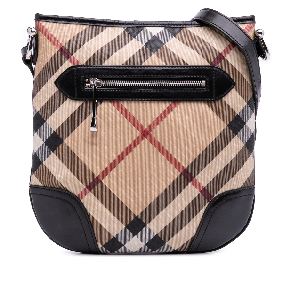 Supernova Check Coated Canvas Dryden Crossbody
