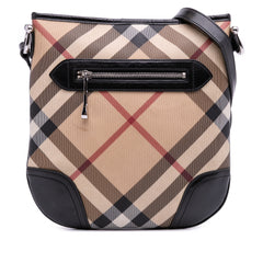 Supernova Check Coated Canvas Dryden Crossbody