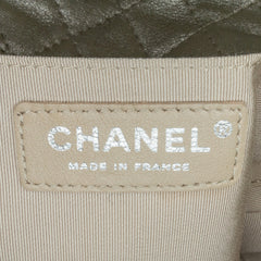 Mini Iridescent and Studded Calfskin Flap