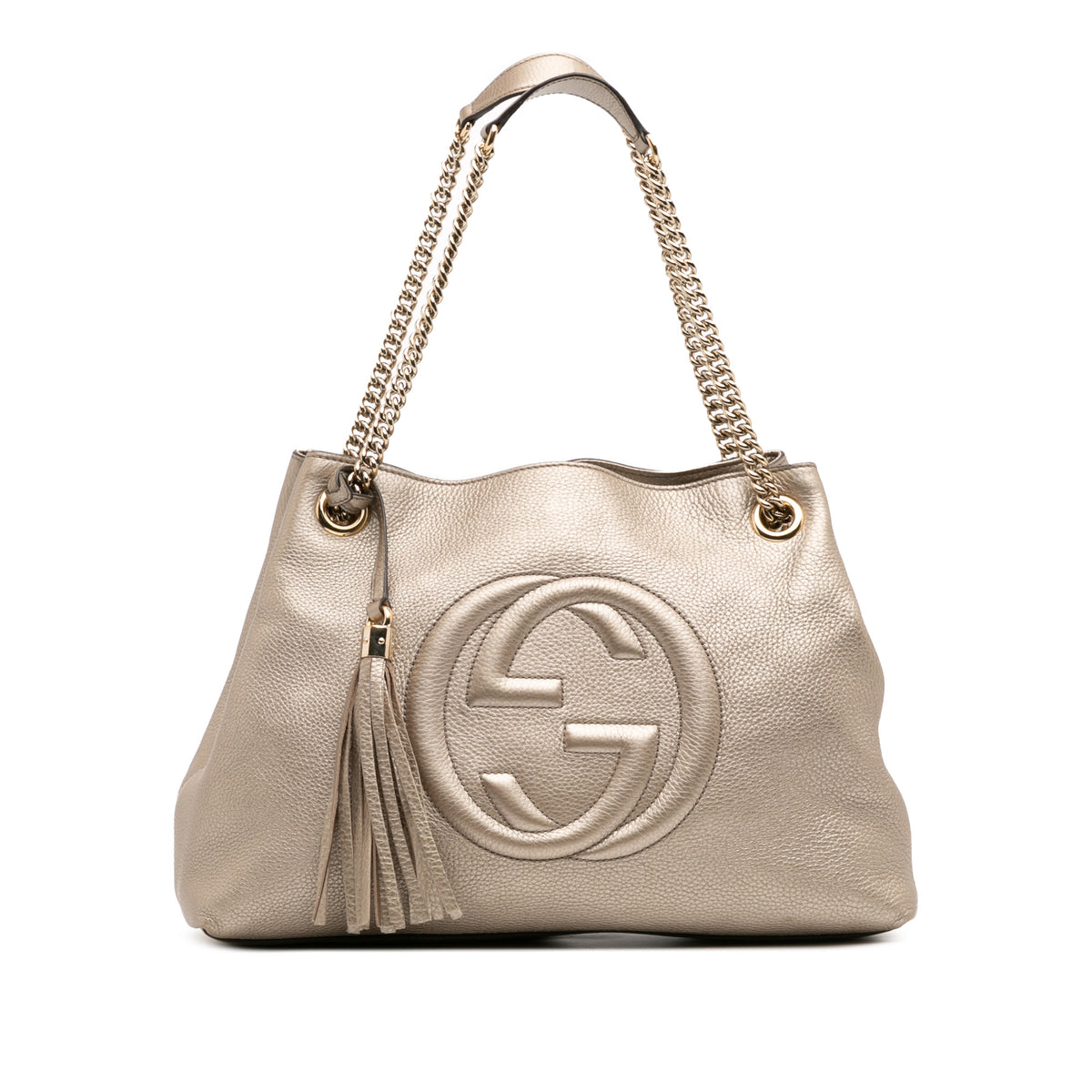 Medium Leather Soho Chain Tote