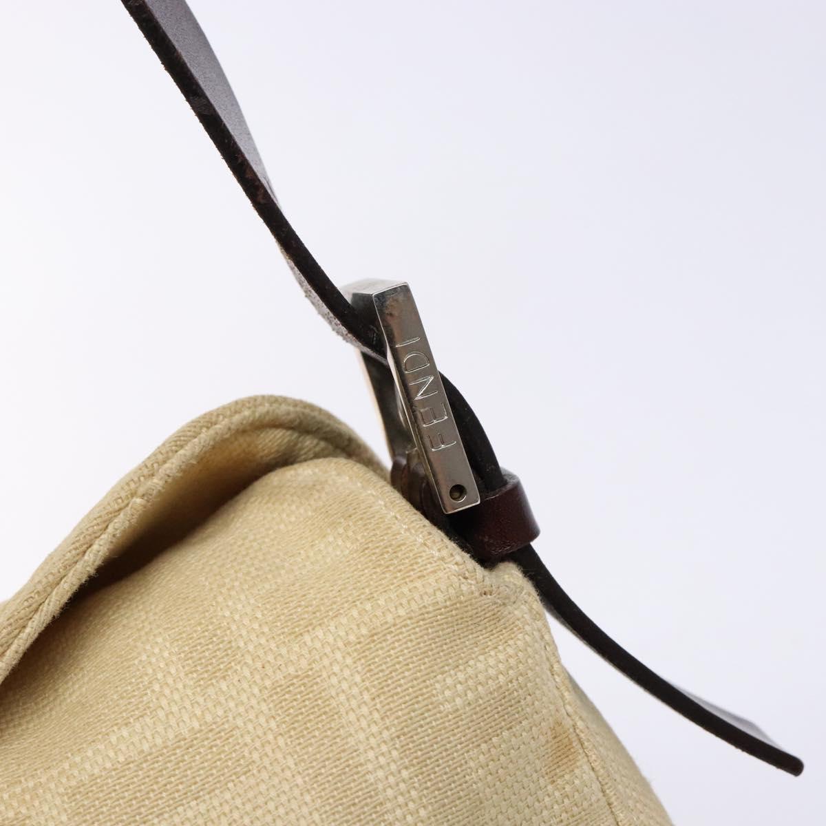 Fendi Mamma Baguette Shoulder Bag Canvas