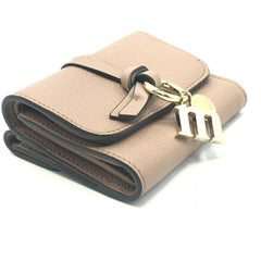 Chloe Alphabet Trifold Wallet Leather