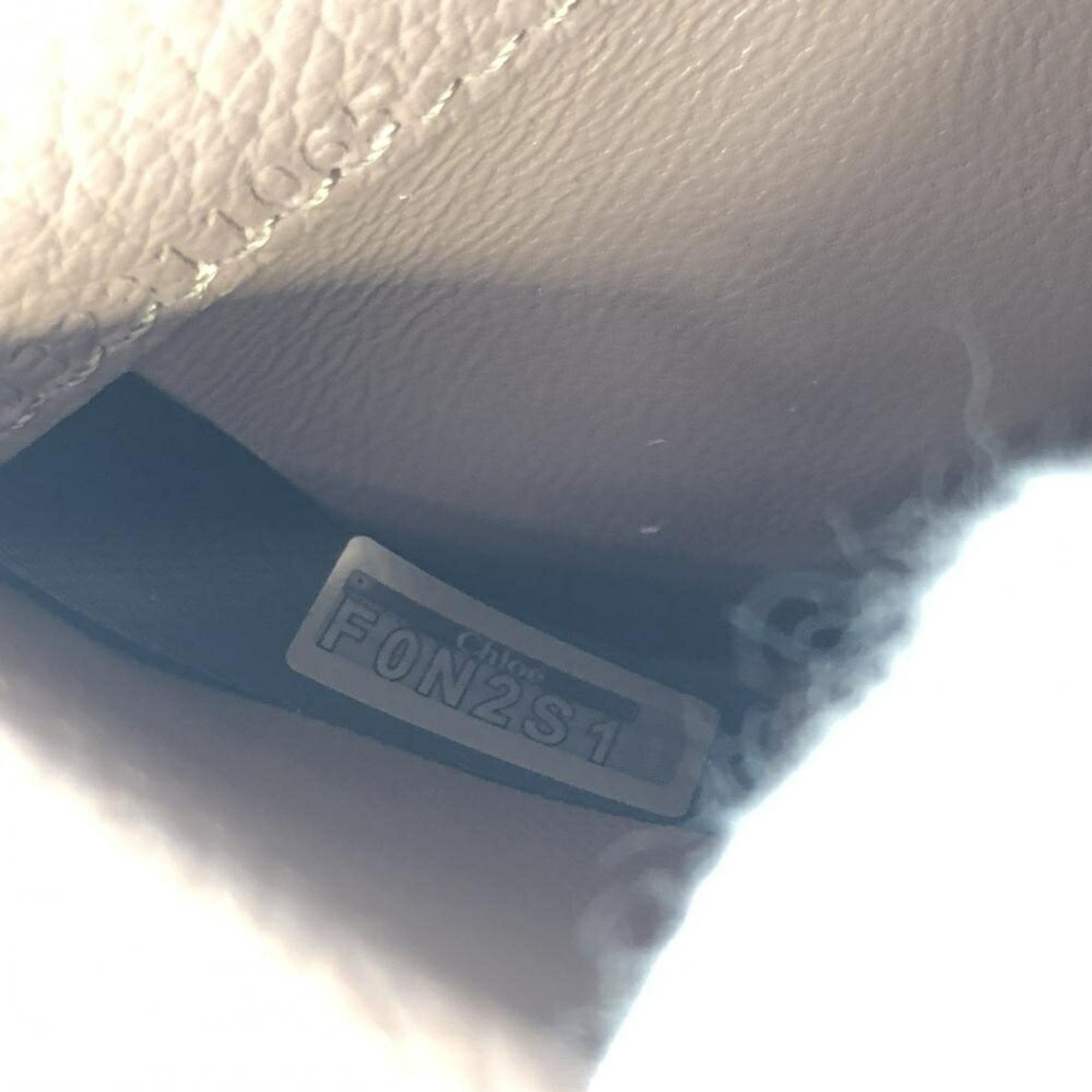 Chloe Alphabet Trifold Wallet Leather