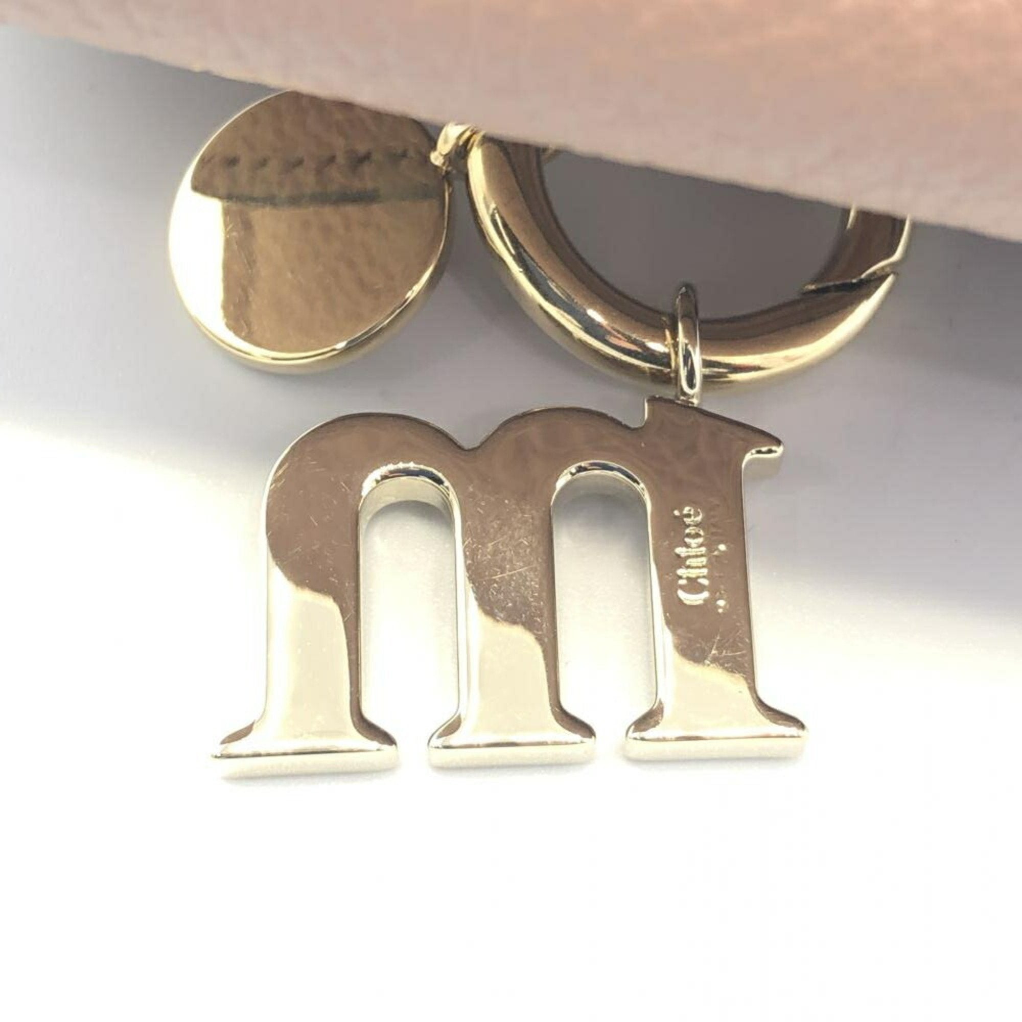 Chloe Alphabet Trifold Wallet Leather