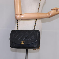 Chanel Vintage Diana Flap Bag Quilted Lambskin