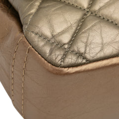 Small Aged Calfskin Lady Pearly Flap