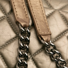 Small Aged Calfskin Lady Pearly Flap