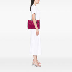 Large Bicolor Lambskin Cannage Lady Dior