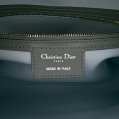 Large Bicolor Lambskin Cannage Lady Dior