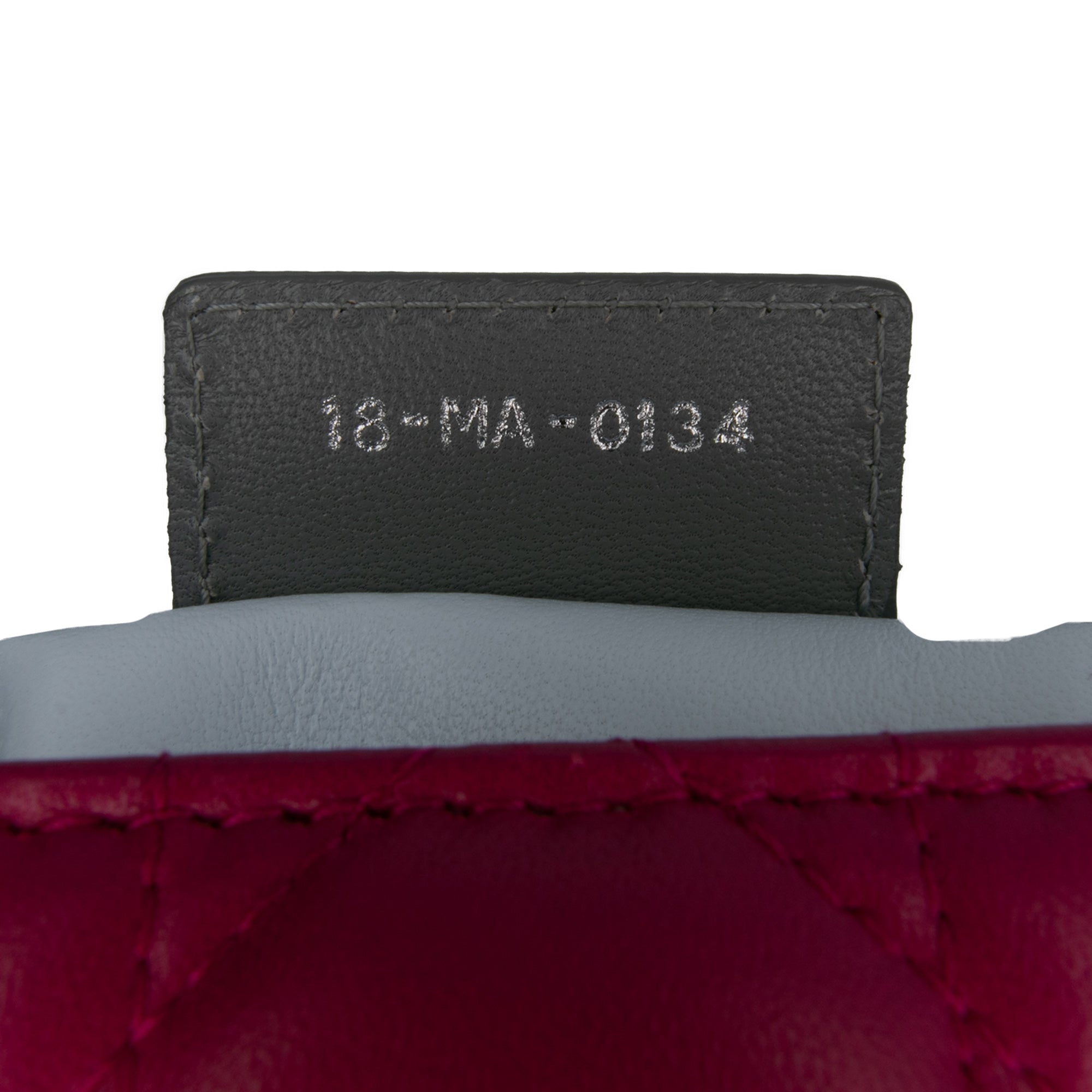 Large Bicolor Lambskin Cannage Lady Dior