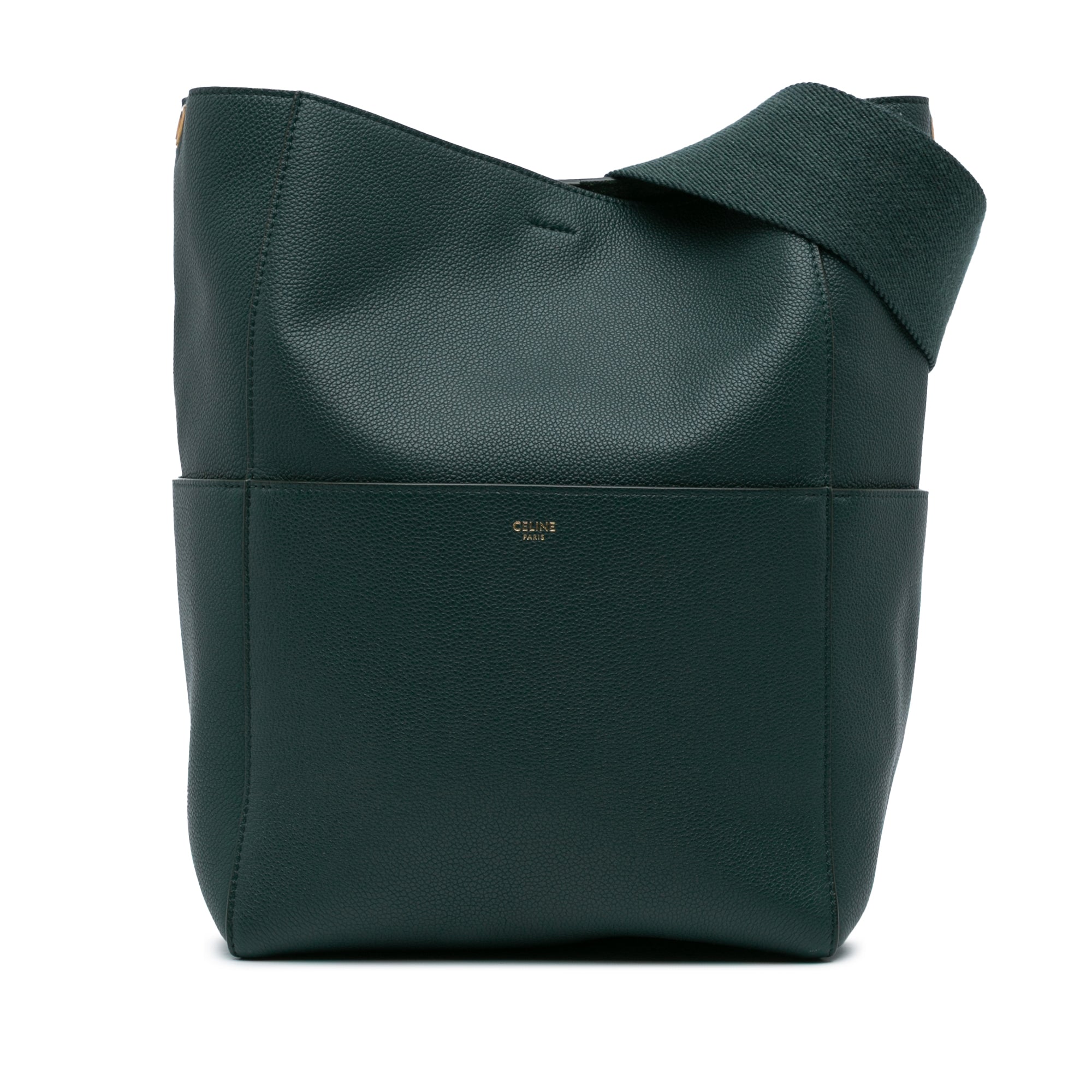 Medium Leather Seau Sangle Bucket