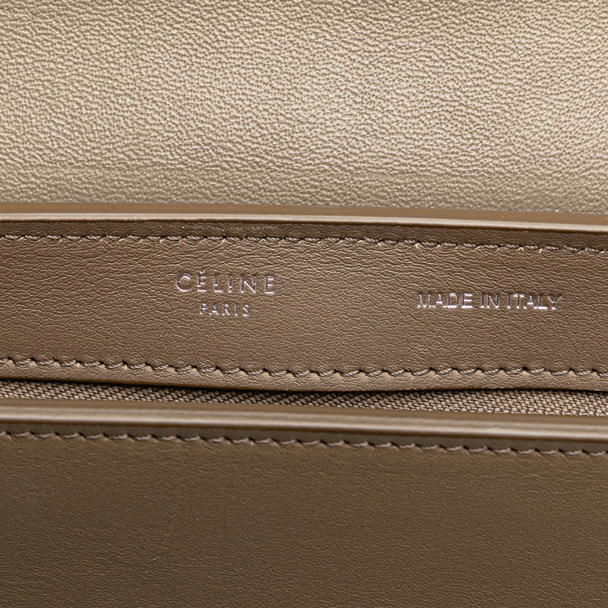 Small Tricolor Leather Trapeze Satchel