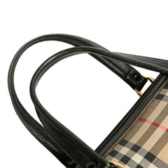 Haymarket Check Canvas Boston Bag