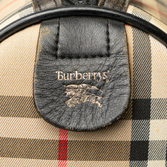 Haymarket Check Canvas Boston Bag