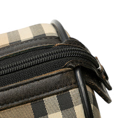 Haymarket Check Canvas Boston Bag