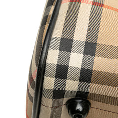 Haymarket Check Canvas Boston Bag