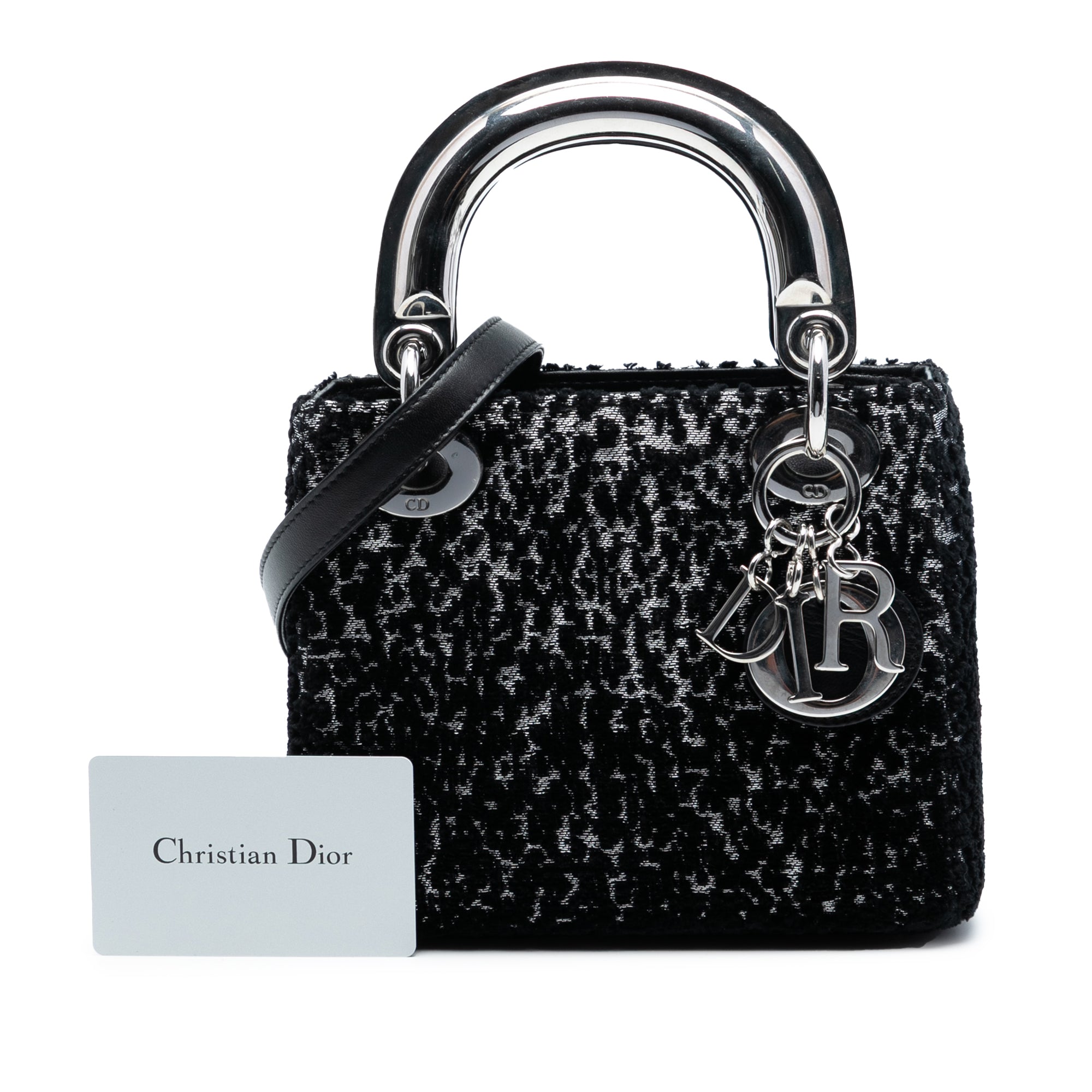 Mini Fabric Lame Lady Dior